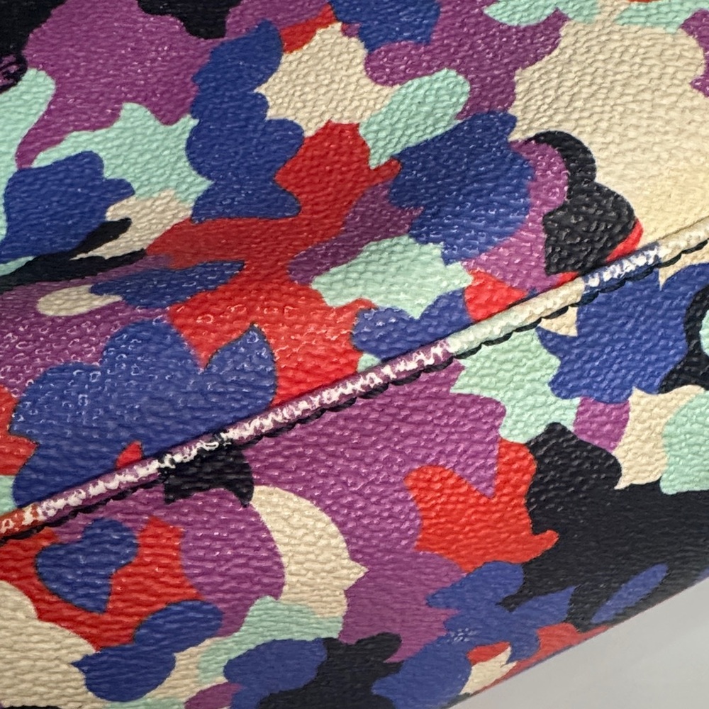 Tory Burch Robinson Satchel – Oceanic Camo Floral Print - Picture 9 of 14
